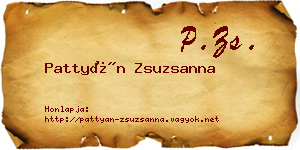 Pattyán Zsuzsanna névjegykártya